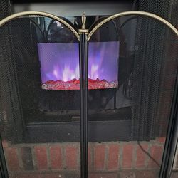 Electric fireplace, 22x16in