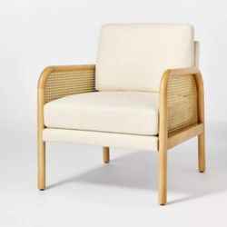 Cane Accent Chair Cream - Threshold designed with Studio McGee