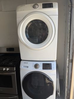 Set lavadora secadora gas Samsumg