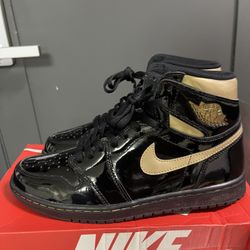 JORDAN 1 RETRO HIGH OG 'BLACK METALLIC GOLD'