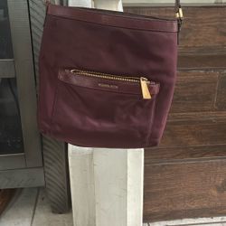 Michael Kors Burgundy Crossbody Bag