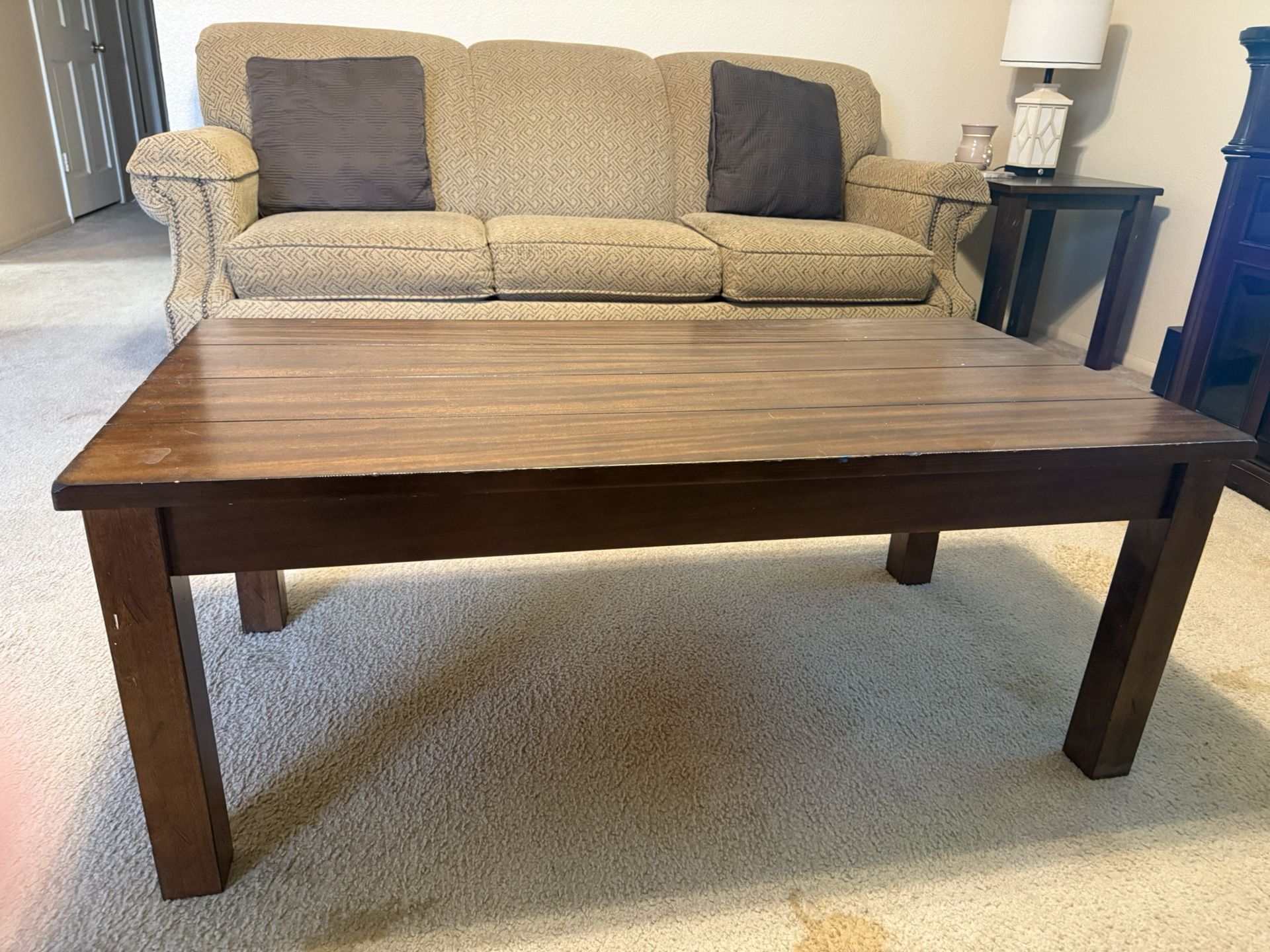 Coffee Table And End Tables