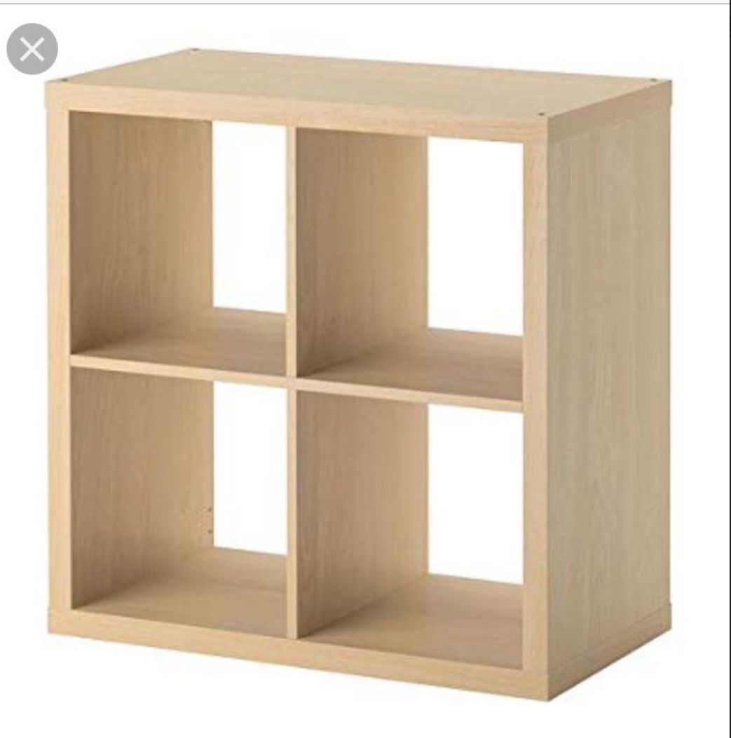 IKEA Kallax Shelf unit, birch effect , discontinued, 30 1/8x30 1/8 " - $30 (Tampa Downtown Harbour Island)