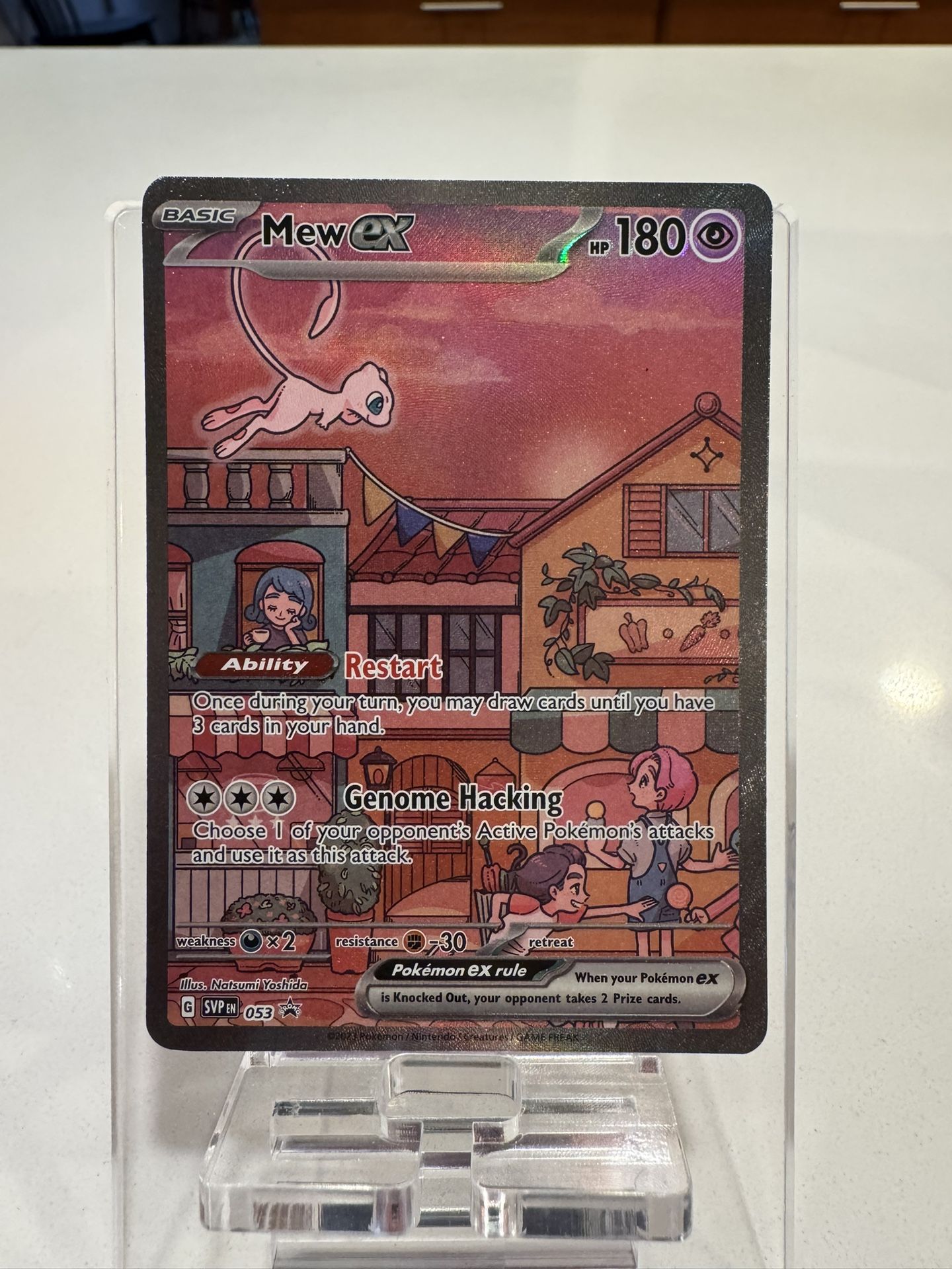 Mew EX SVP 053 Pokémon TCG Scarlet & Violet 151 UPC Promo Card NM Condition