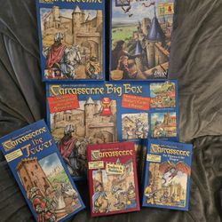 Carcassonne Game Set. Great Condition 