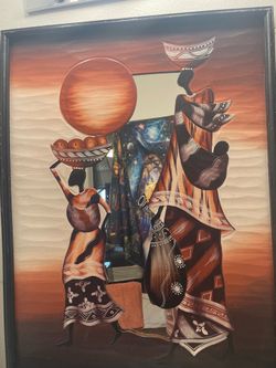 African Mirror Portrait