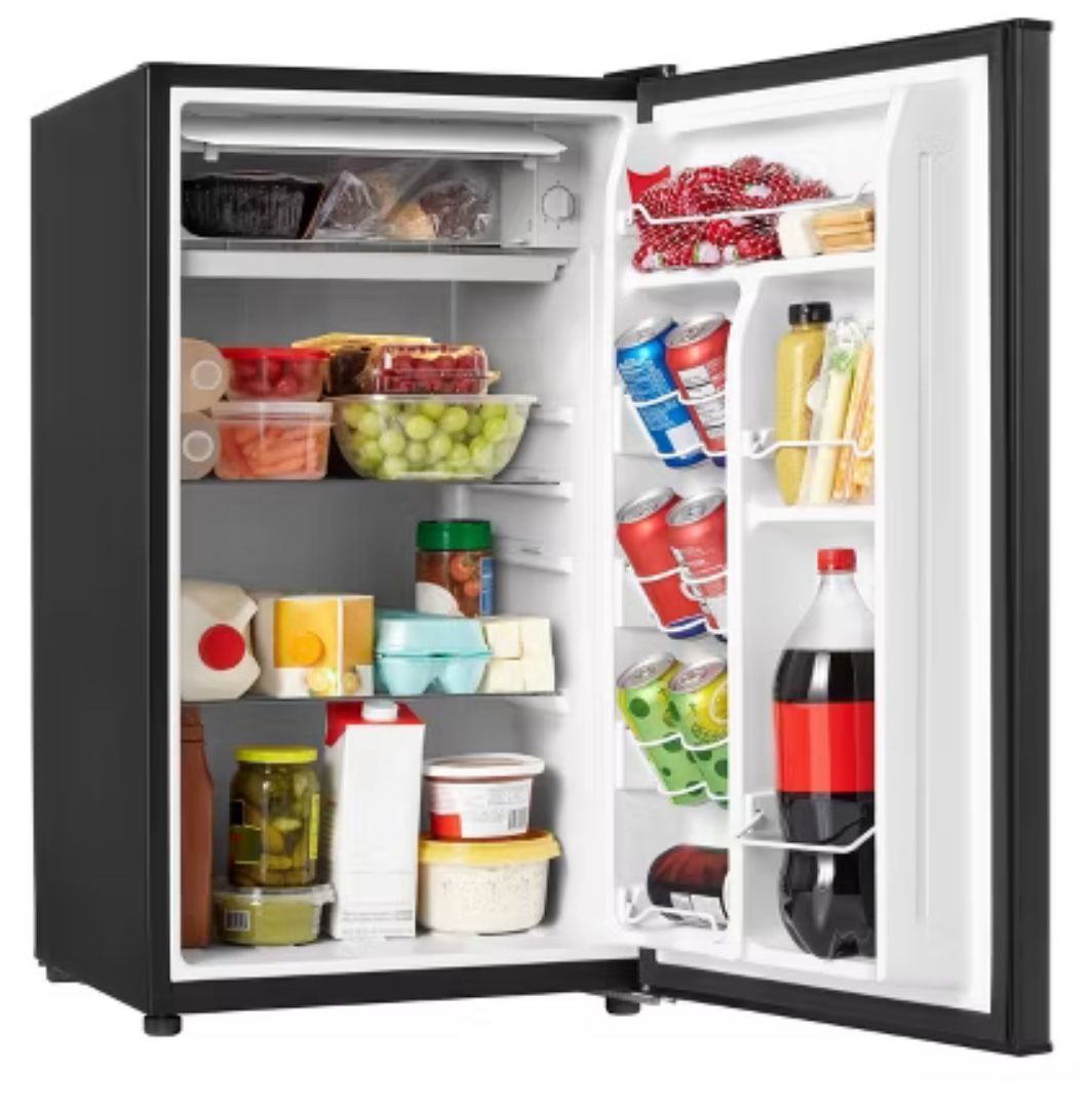 3.3 cu-ft Refrigerator - Black: Compact Freezer, Energy Star Black