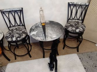 Table with two chairs