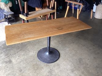 restaurant or bar table solid iron base