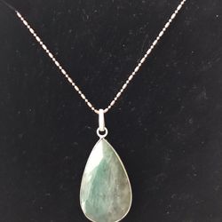 Amazing Natural Large Emerald Gemstone On White Gold Plated Chain Birthstone Christmas Or Wedding Anniversary Gift Luxury Jewelry Pendant 181 Carat 