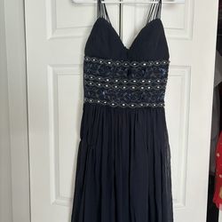 Prom Dress 100% silk  Size 6
