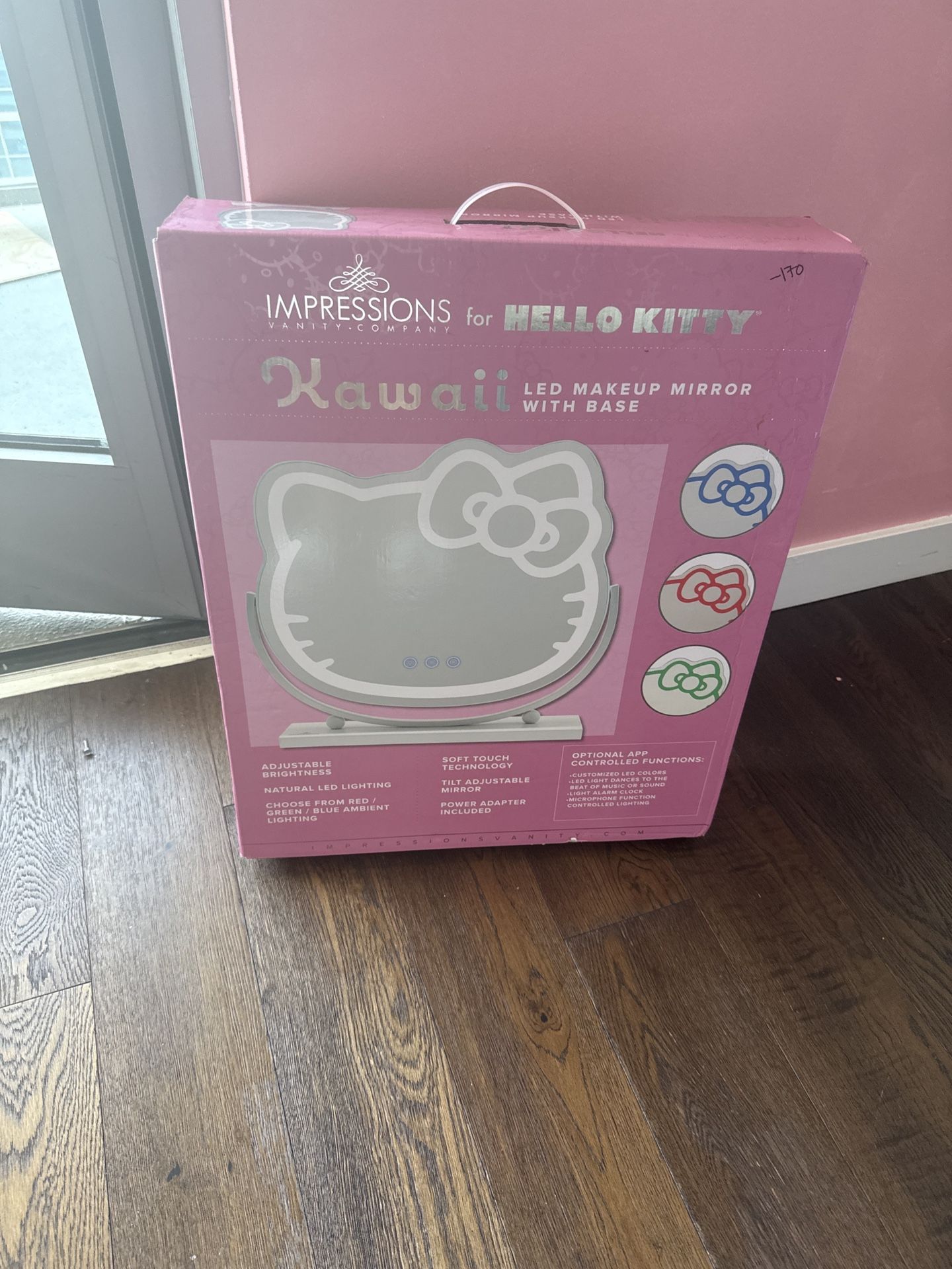 Hello Kitty LED Makeup Mirror by Impressions Vanity – Brand New in Box! 💰 Asking Price: $70 (Retail: $170)