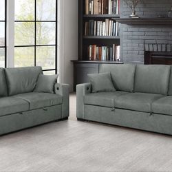 Sofá & Loveseat Pull Out Bed 🚛🔥💕