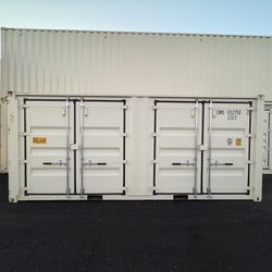 20 FOOT NEW 1-TRIP 2-SIDED DOOR ACCESS CONTAINER STD SHED,STORAGE,SHIPPING,CONEX 
