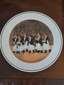 Guy Buffet  brigade of stewards collectors plate