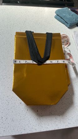 Gold wedding or party gift bags