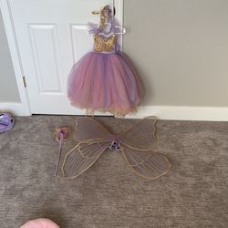 Beautiful Fairy Butterfly Costume Pottery Barn Kids Size 3t