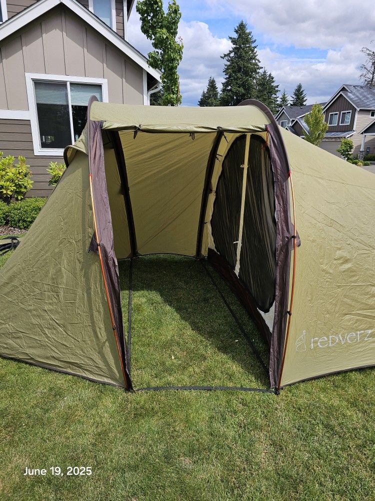 Redverz Tent with Motorcycle Vestibule