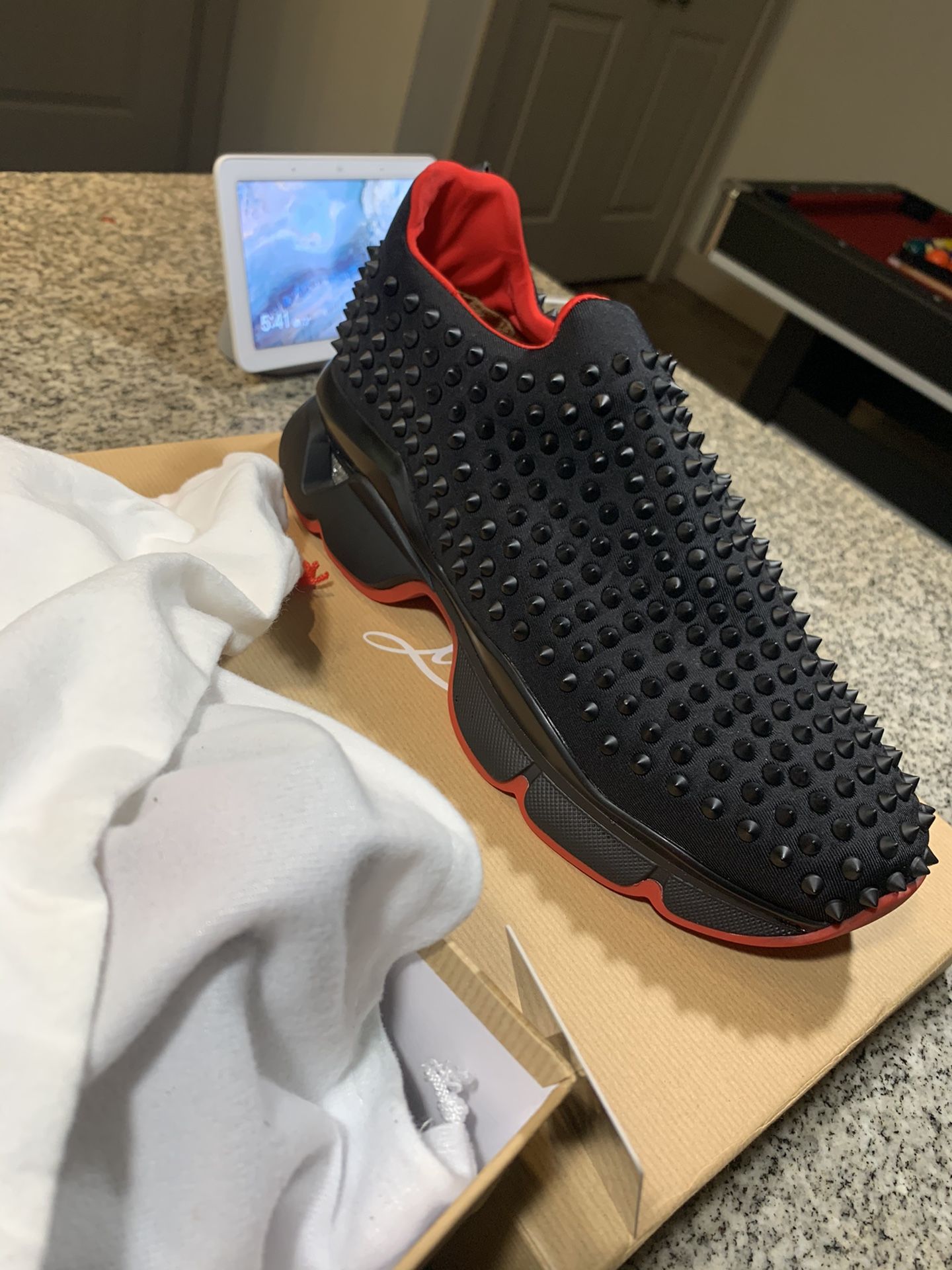 Christian Louboutin Authentic Spike Sneakers