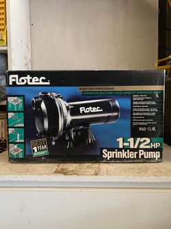 1-1/2 HP sprinkler pump New in box