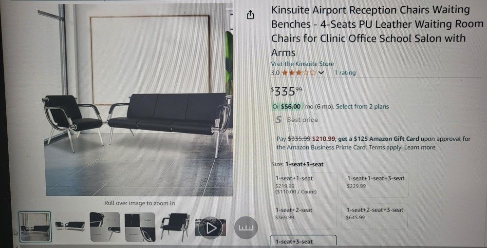 Office Furniture Couch and Chair Like NEW! Other - Business equipment