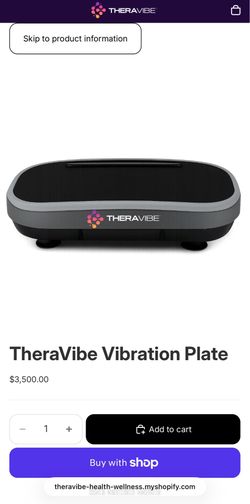 Thera Vibe vibration plate