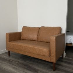 Leather Loveseat Couch