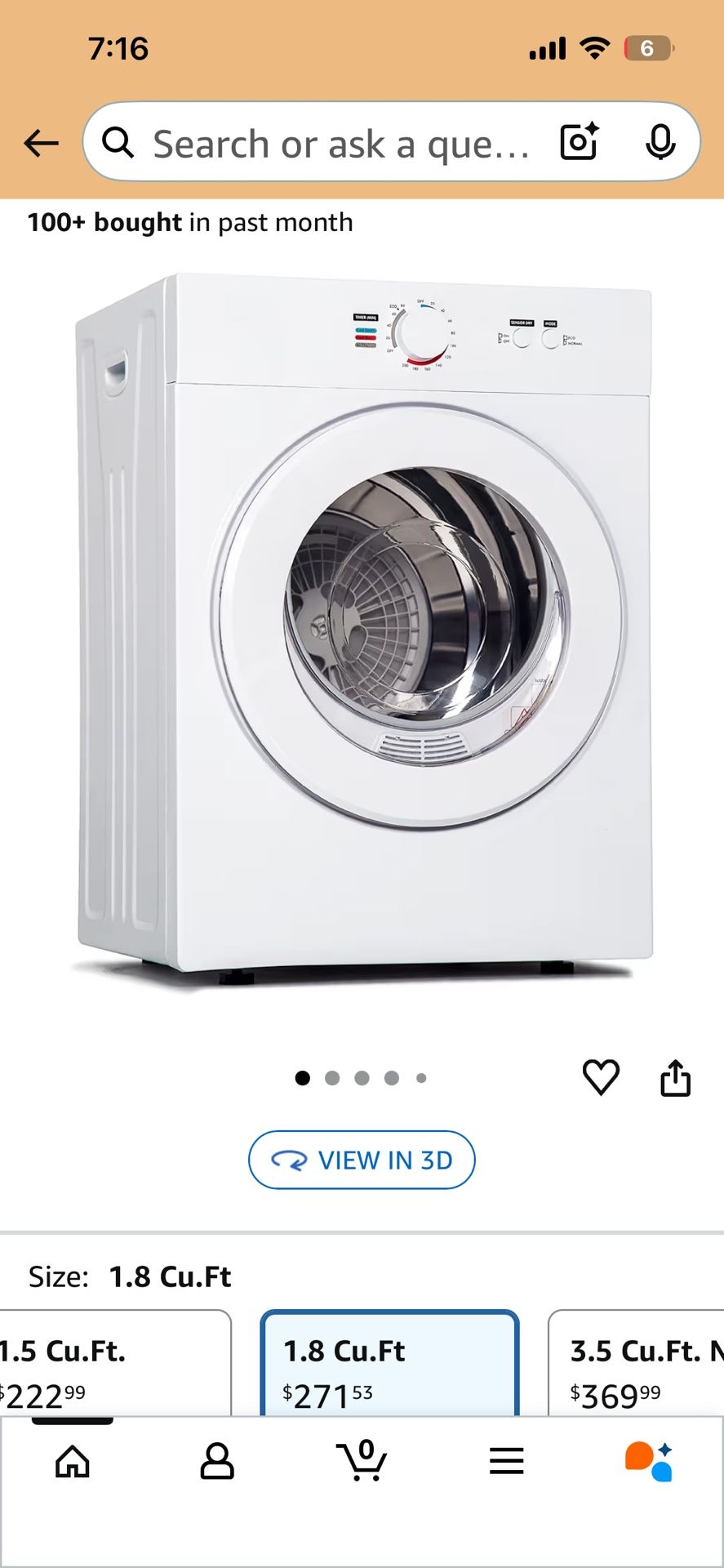 Small Portable Dryer