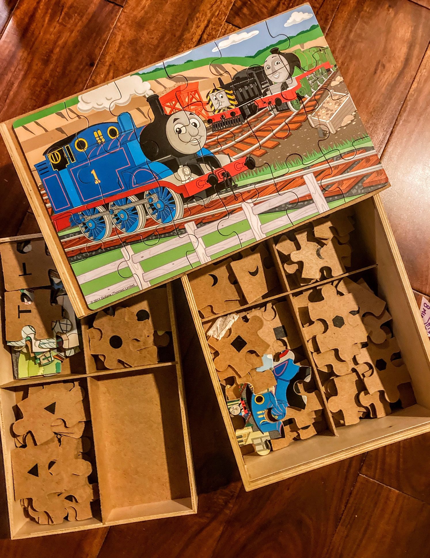 Thomas Tank Engine Wooden Puzzle Box Set