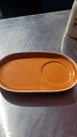 Oven proof serving plate