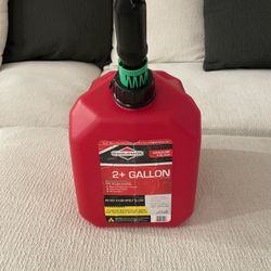 Unused 2-Gallon Gas Can 