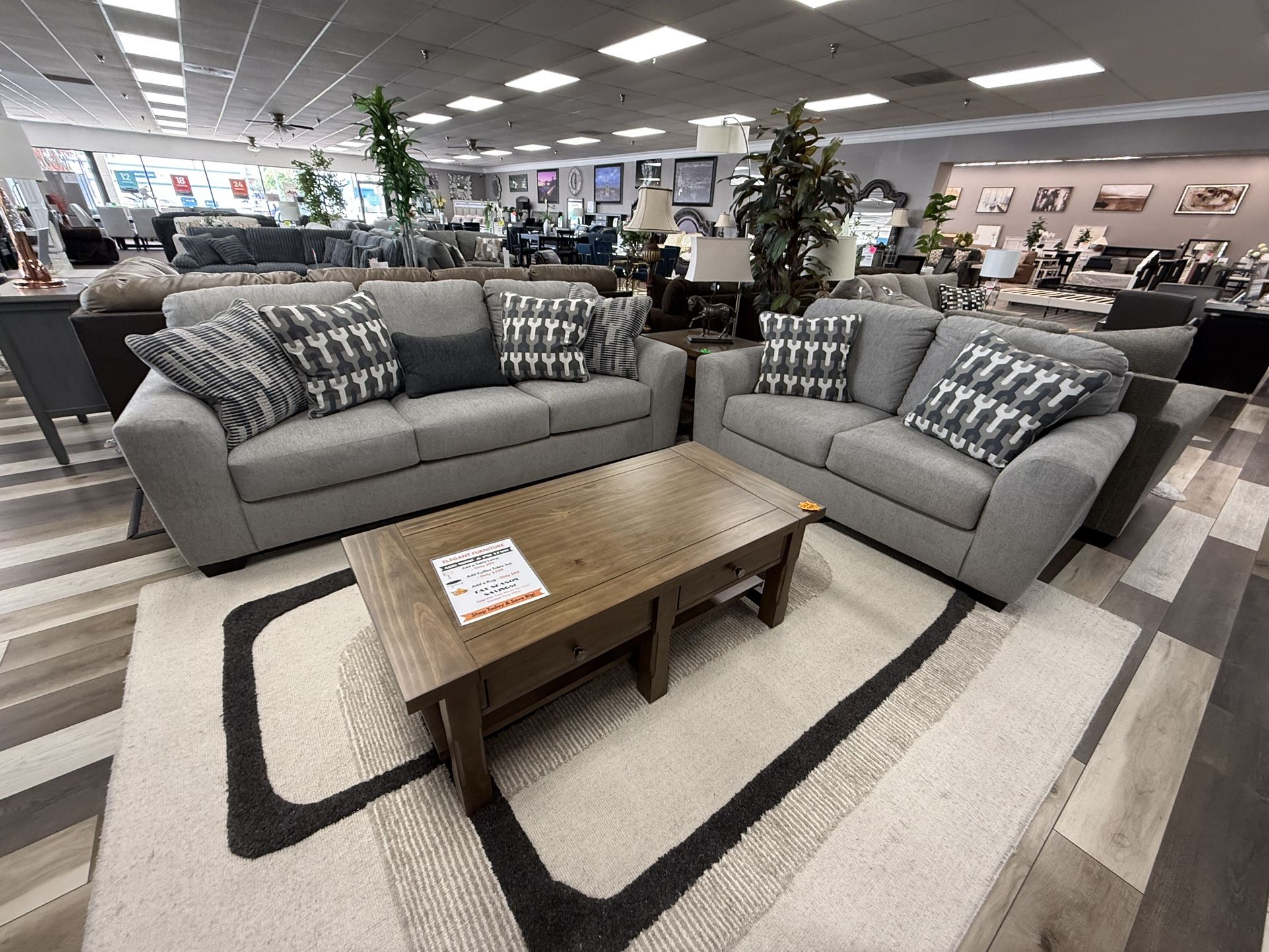 2 PC SOFA AND LOVESEAT