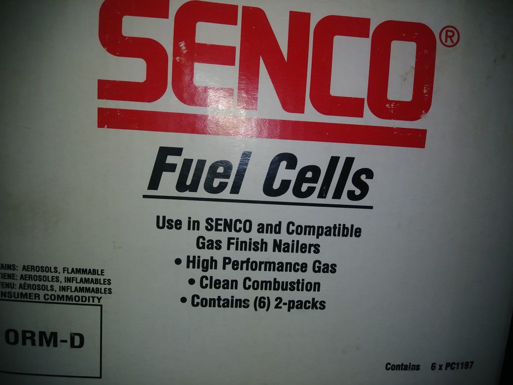 Senco fuel cells2 full cases and 1 case missing 2 boxes