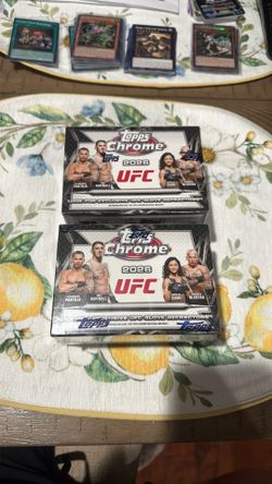 UFC TOPPS CHROME BLASTER BOX