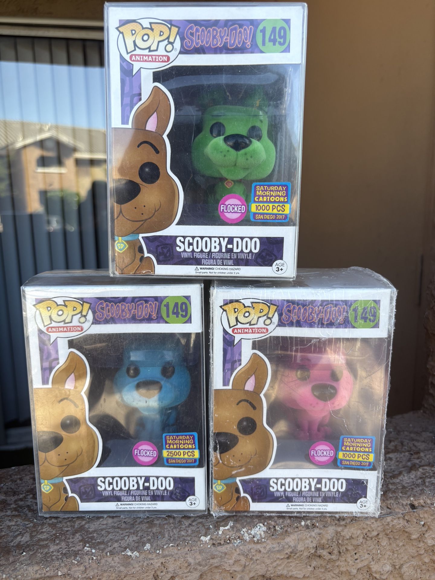 Funko Pop Scooby-Doo Flocked - SDCC 2017 - Édition Limitée 2500 Pcs - Occasion
