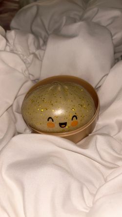 rare gold glitter dumpling squishy!!!