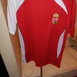 Men's M/L Soccer Jersey Hungary