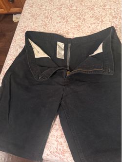 38x32 black Carhartt  pants like new