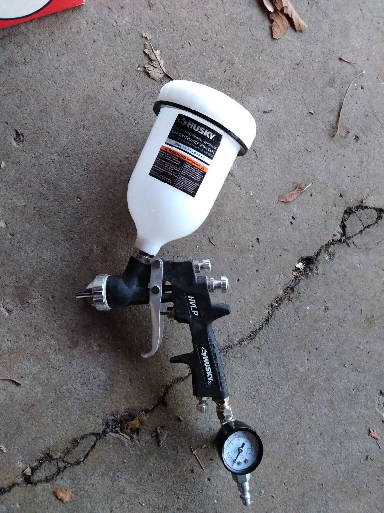 HUSKY GRAVITY FEED HVLP SPRAY GUN for Sale in Milwaukee WI OfferUp