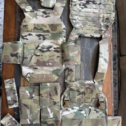 Tracer Tactical Complete TOW Plate Carrier, TAC Rear Plate Bag and Shaw Shank V3