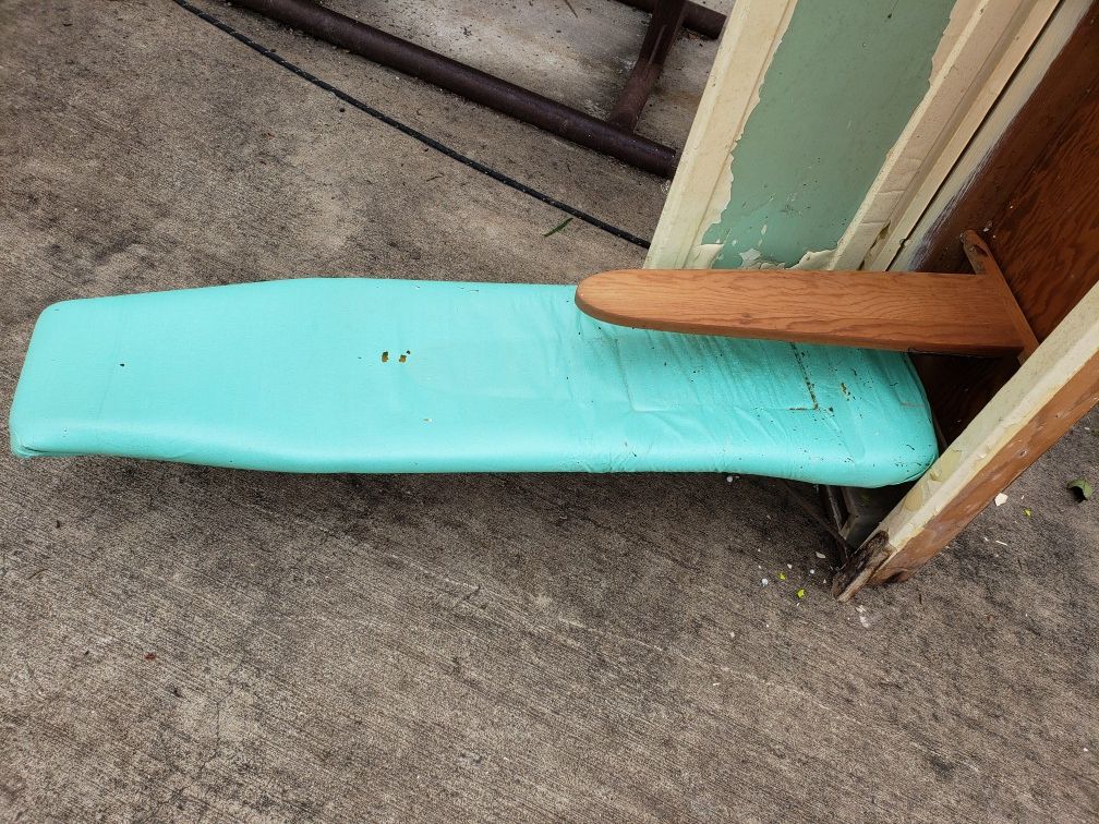 Antique wall mount ironing board