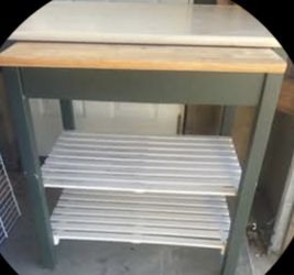 Wooden Storage/Microwave cart