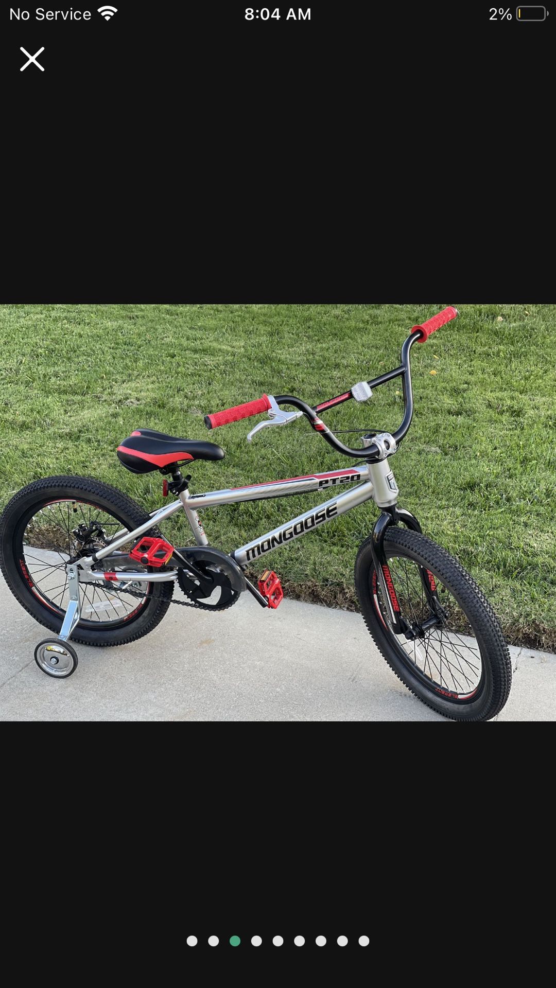 Mongoose PT20 BMX 20 In Kids Bike