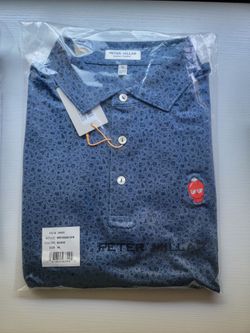 Mens Peter Millar Polo Shirt Crowne Crafted, SWAG,  XL- New in packaging