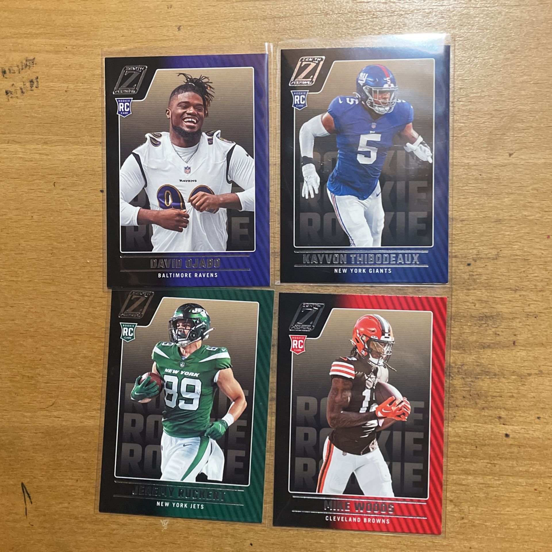 2022 ZENITH 4 CARD ROOKIE LOT
