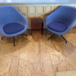 We Work Royal Blue Lounge Chairs