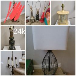 Antique Etched Or Globe Lamp