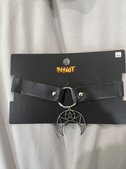 Pentagram Moon Chocker Necklace 