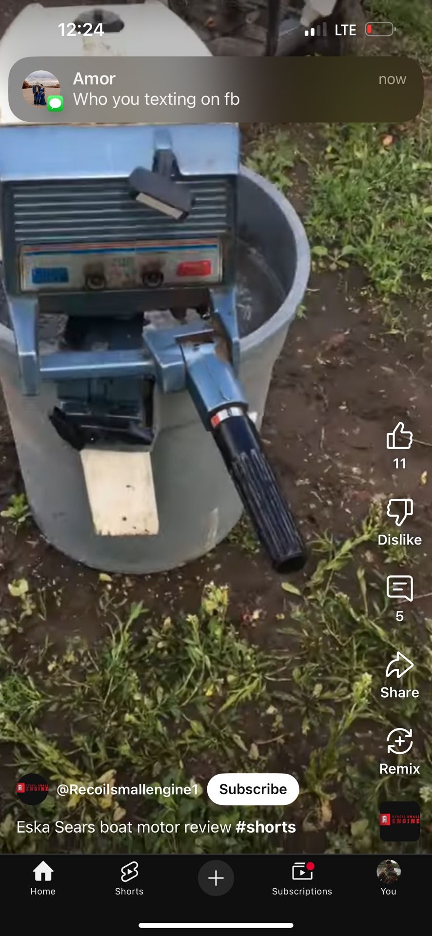 Eska 7.5 Hp Outboard Motor