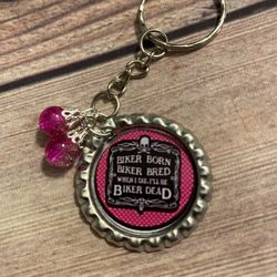 Biker Keychain